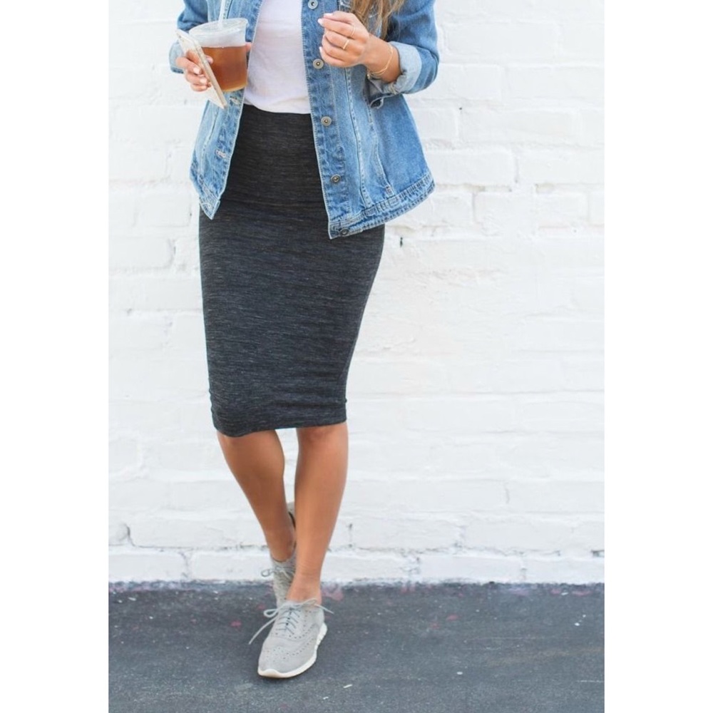 Trendyland Gray Pencil Skirt